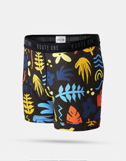Route One Classic Boxer Shorts - Tropical (Black)