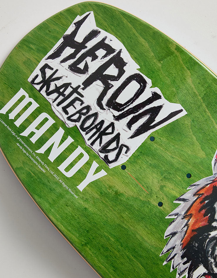 Heroin x Mandy x Enemy Symmetrical Skateboard Deck - 9.5”