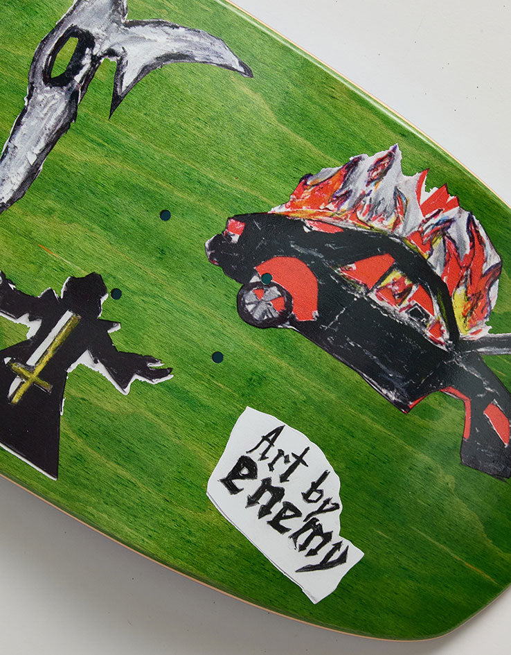 Heroin x Mandy x Enemy Symmetrical Skateboard Deck - 9.5”