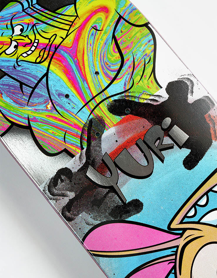 Almost x Ren & Stimpy Yuri Road Trip R7 Skateboard Deck