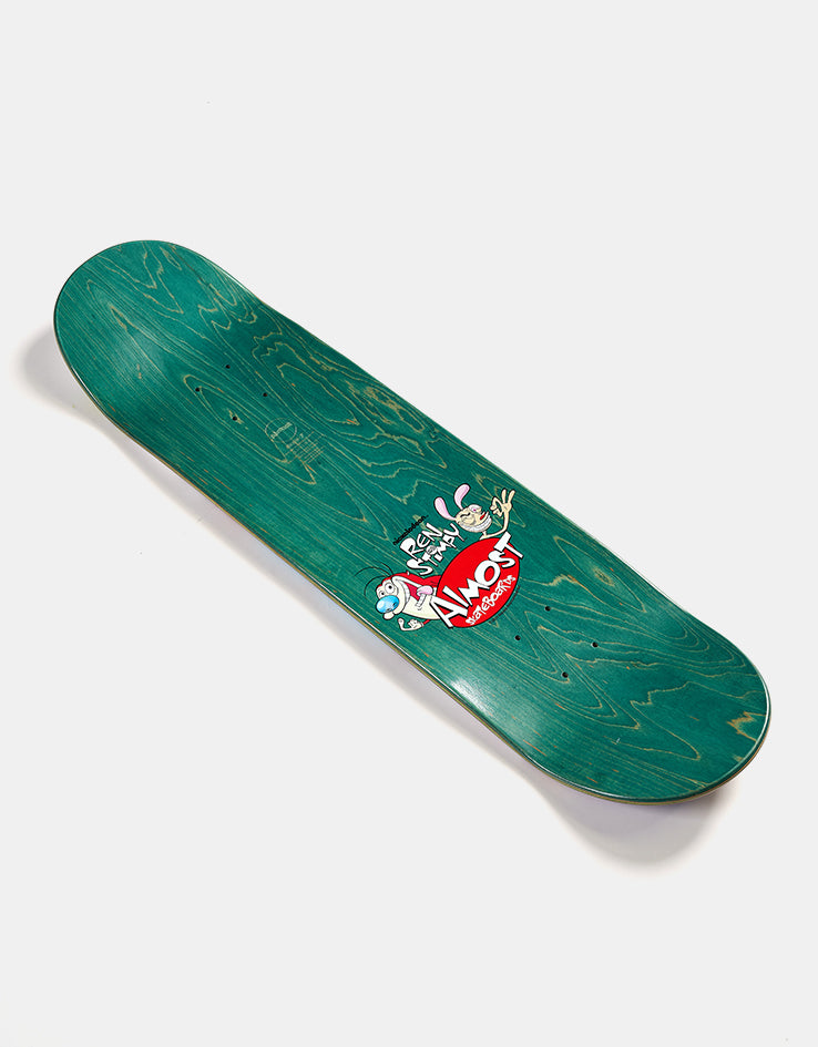 Almost x Ren & Stimpy Yuri Road Trip R7 Skateboard Deck