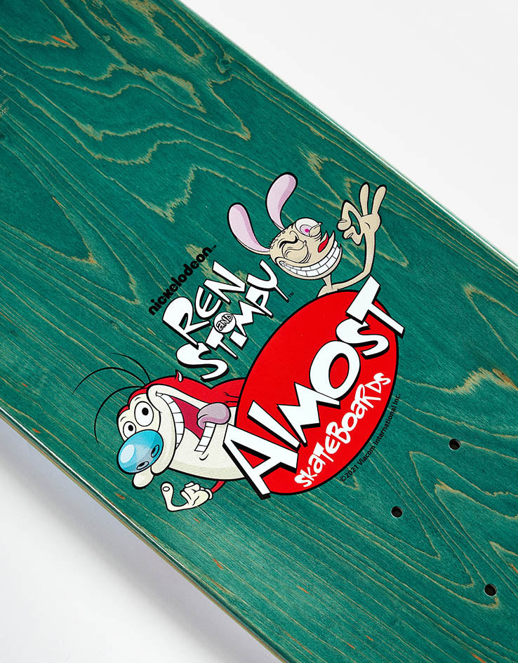 Almost x Ren & Stimpy Yuri Road Trip R7 Skateboard Deck