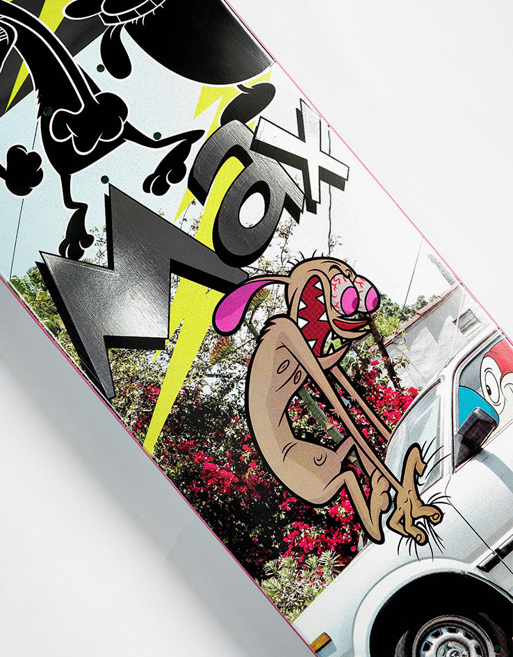 Almost x Ren & Stimpy Max Road Rage R7 Skateboard Deck - 8.5"