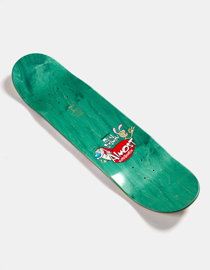 Almost x Ren & Stimpy Max Road Rage R7 Skateboard Deck - 8.5"