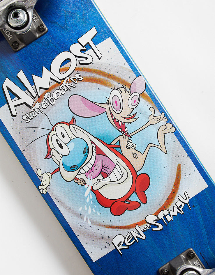 Almost x Ren & Stimpy Boxed Premium Complete Skateboard - 8"
