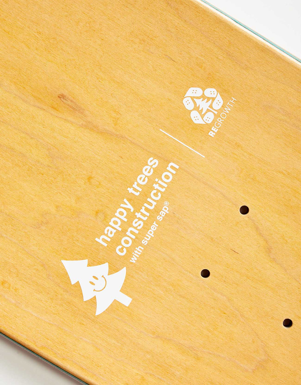 Enjoi Happy Tree Orange Super Sap R7 Skateboard Deck - 8.5"