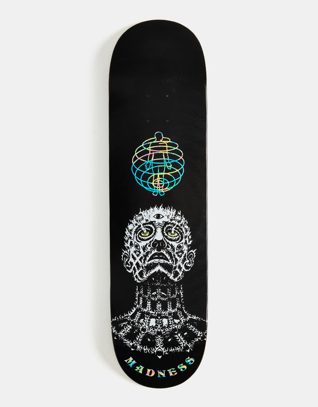Madness Fardell Enlighten Black Super Sap R7 Skateboard Deck - 8.5"