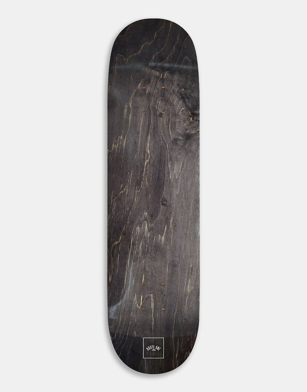 Route One Mini Logo 'OG Shape' Skateboard Deck - Black/White