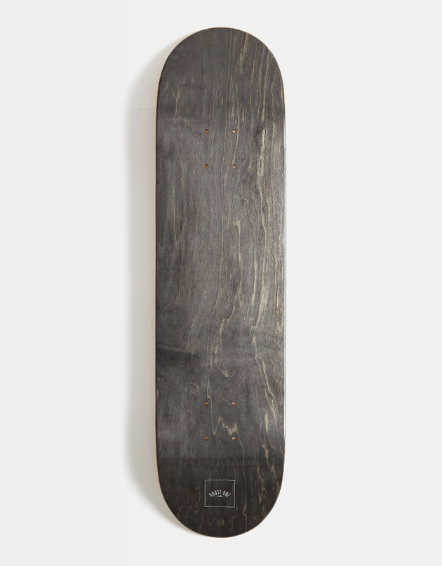 Route One Mini Logo 'OG Shape' Skateboard Deck - Black/White