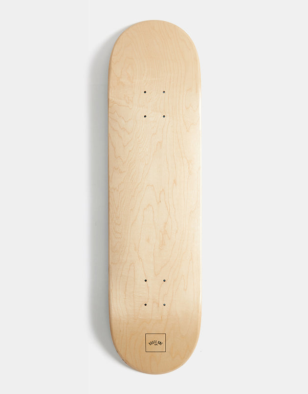 Route One Mini Logo 'OG Shape' Skateboard Deck - Natural/Black