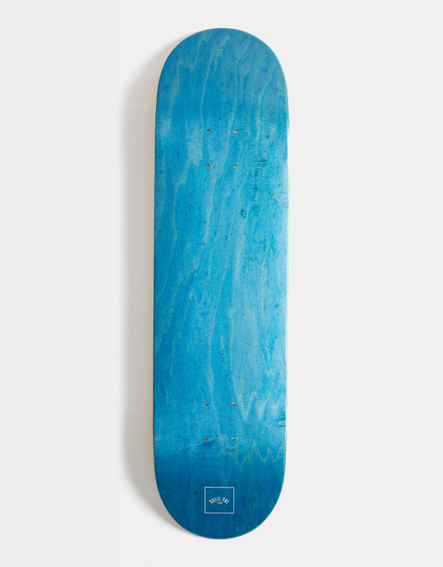 Route One Mini Logo 'OG Shape' Skateboard Deck - Blue/White