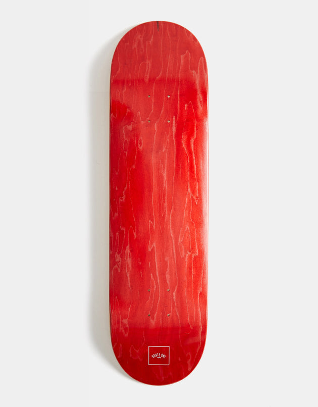 Route One Mini Logo 'OG Shape' Skateboard Deck - Red/White