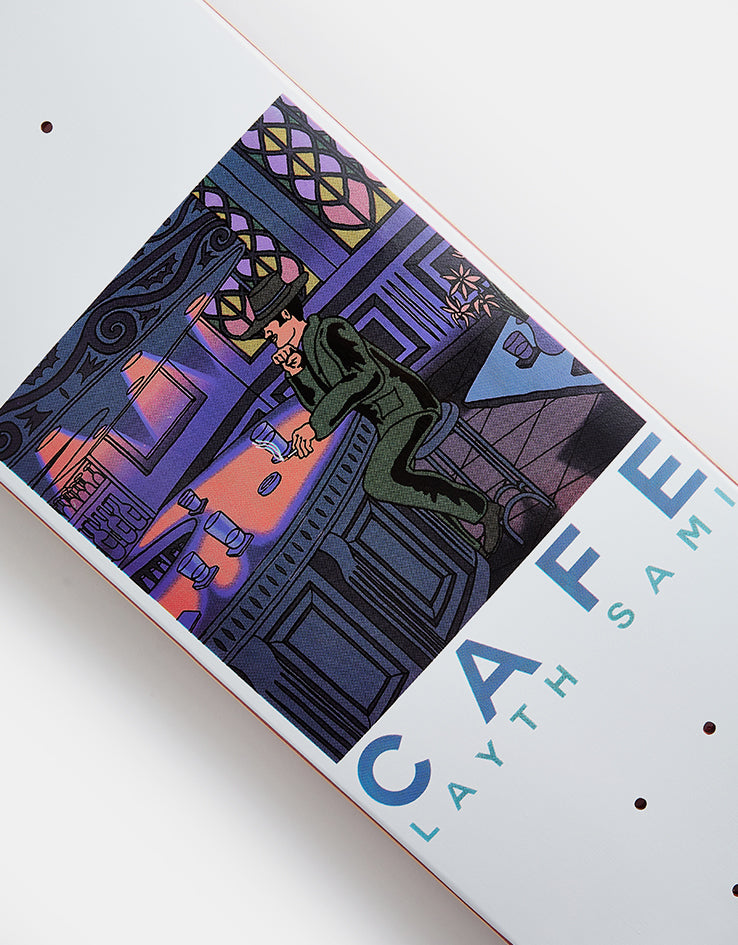 Skateboard Cafe Barfly Skateboard Deck - White