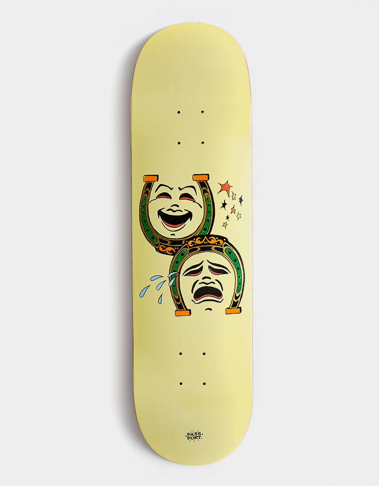 Pass Port Horseshoe 'Dumb Luck Series' Skateboard Deck - 8.5"