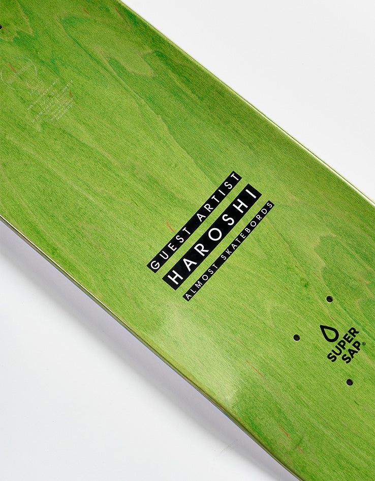 Almost x Haroshi Bowerbank Monster Super Sap R7 Skateboard Deck