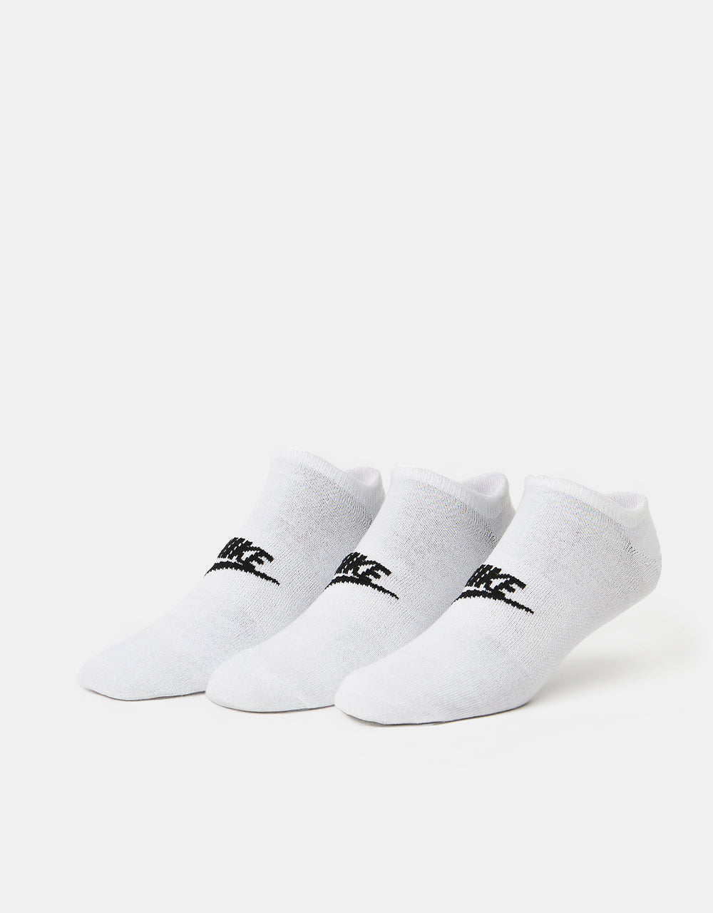Nike Everyday Essentials No Show Socks 3 Pack - White/Black