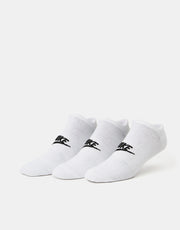 Nike Everyday Essentials No Show Socks 3 Pack - White/Black