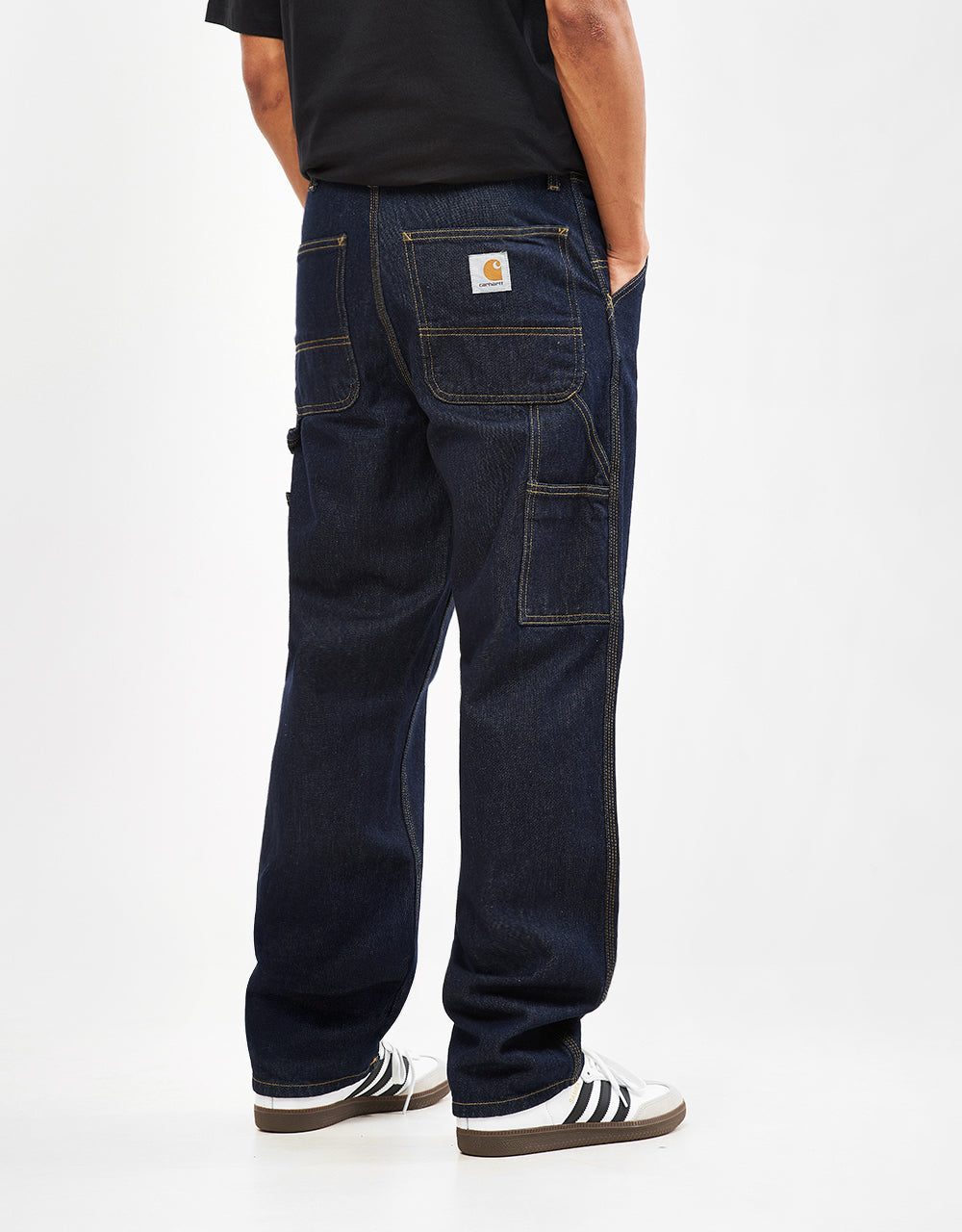Carhartt WIP Single Knee Pant - Blue (Rinsed)