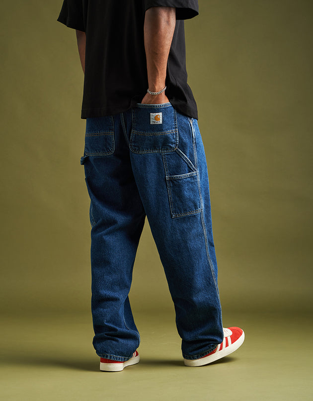 Carhartt WIP Single Knee Pant - Blue (Stone Washed)