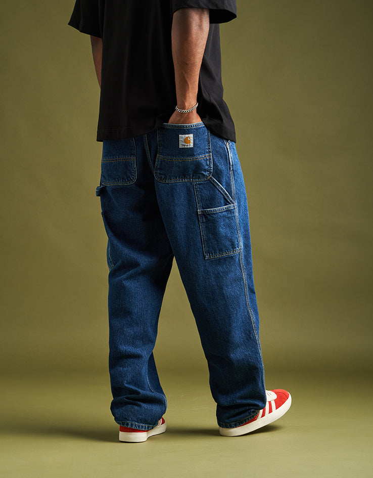 Carhartt WIP Single Knee Pant - Blue (Stone Washed)