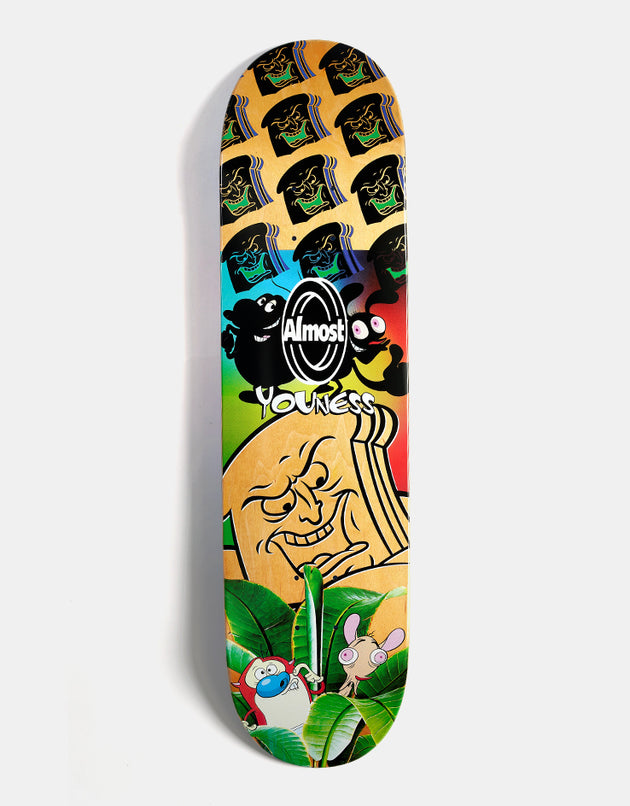 Almost x Ren & Stimpy Youness Mixed Up R7 Skateboard Deck