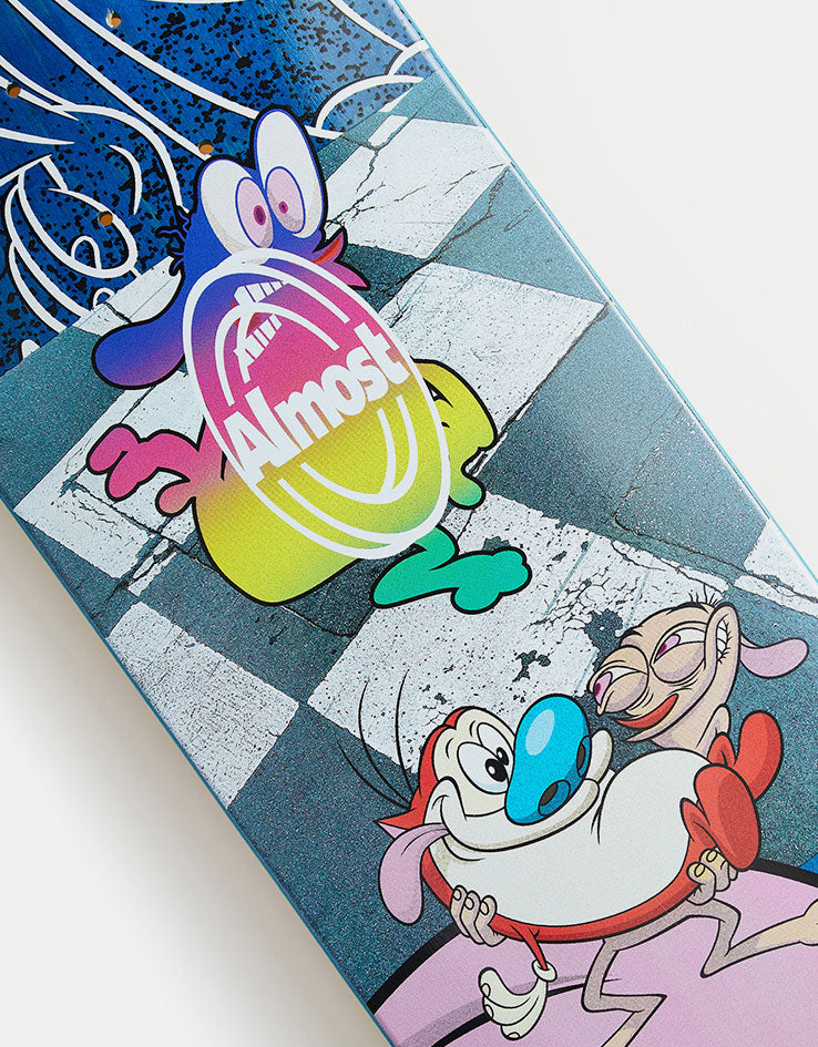 Almost x Ren & Stimpy Max Mixed Up R7 Skateboard Deck