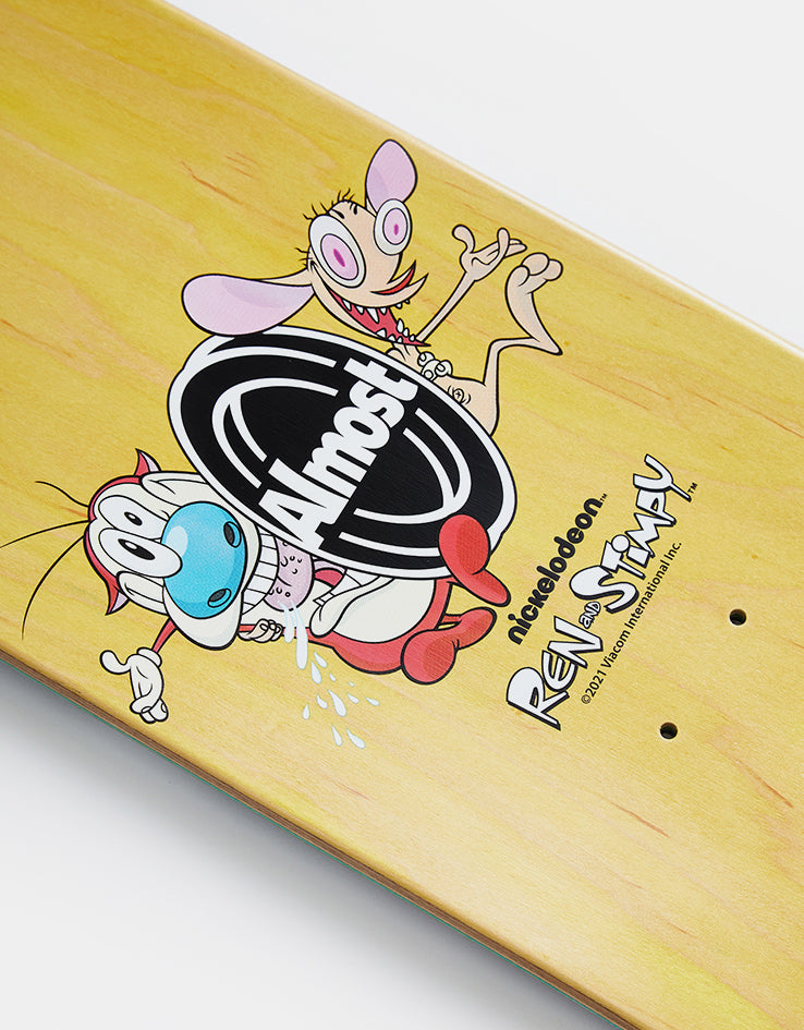 Almost x Ren & Stimpy Max Mixed Up R7 Skateboard Deck