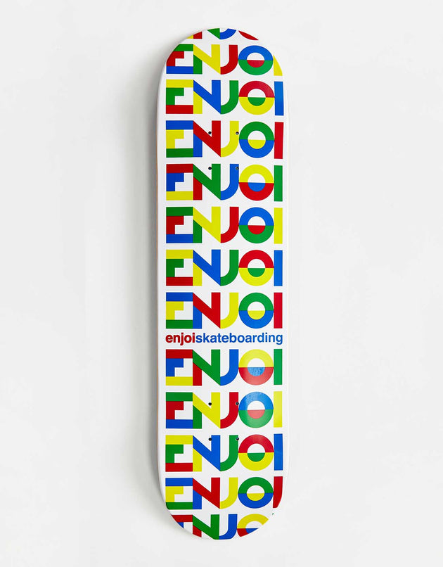 Enjoi All Caps HYB Skateboard Deck - 8"