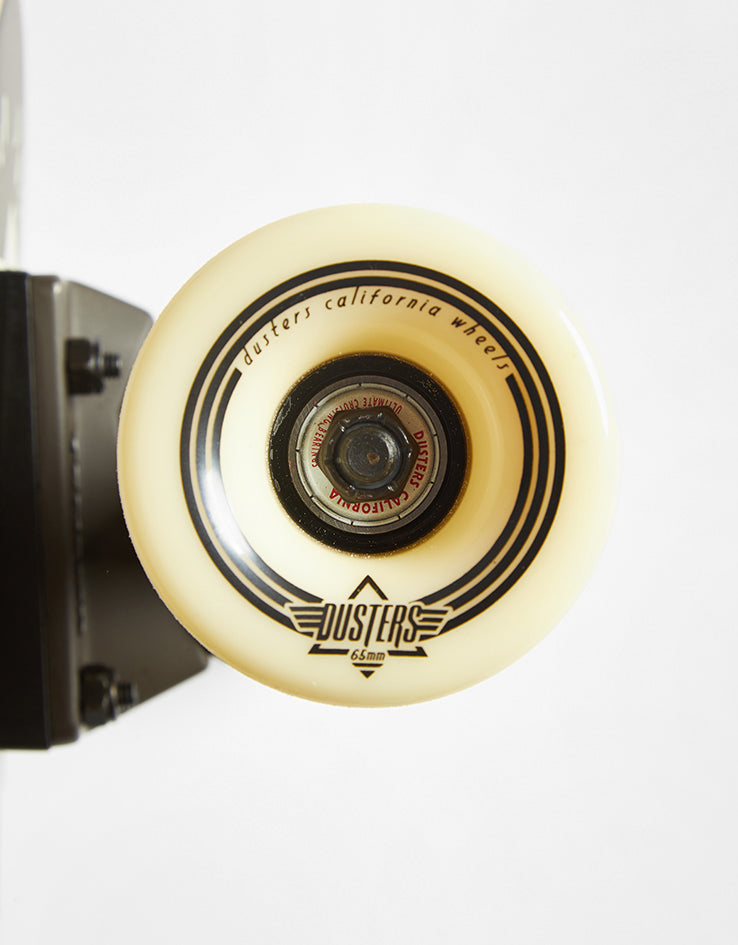 Dusters Moto Checker Pintail Longboard - 37" x 8.75"