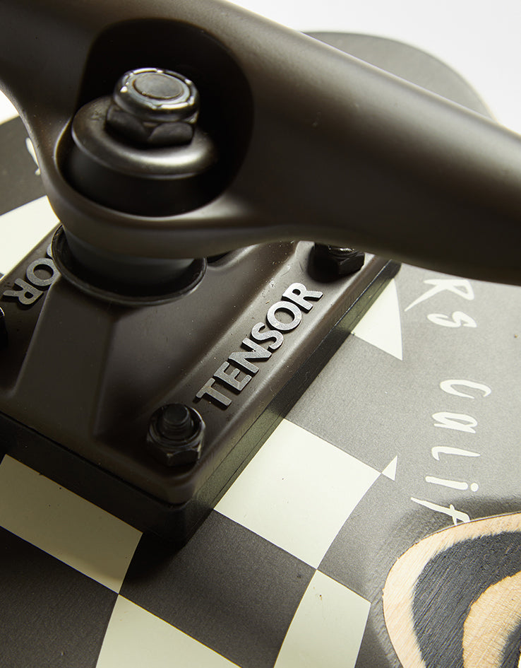 Dusters Moto Checker Pintail Longboard - 37" x 8.75"