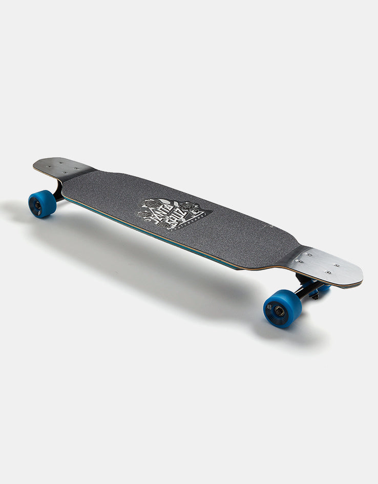 Santa Cruz Botanic Skull Drop Down Longboard - 37.52" x 9.5"