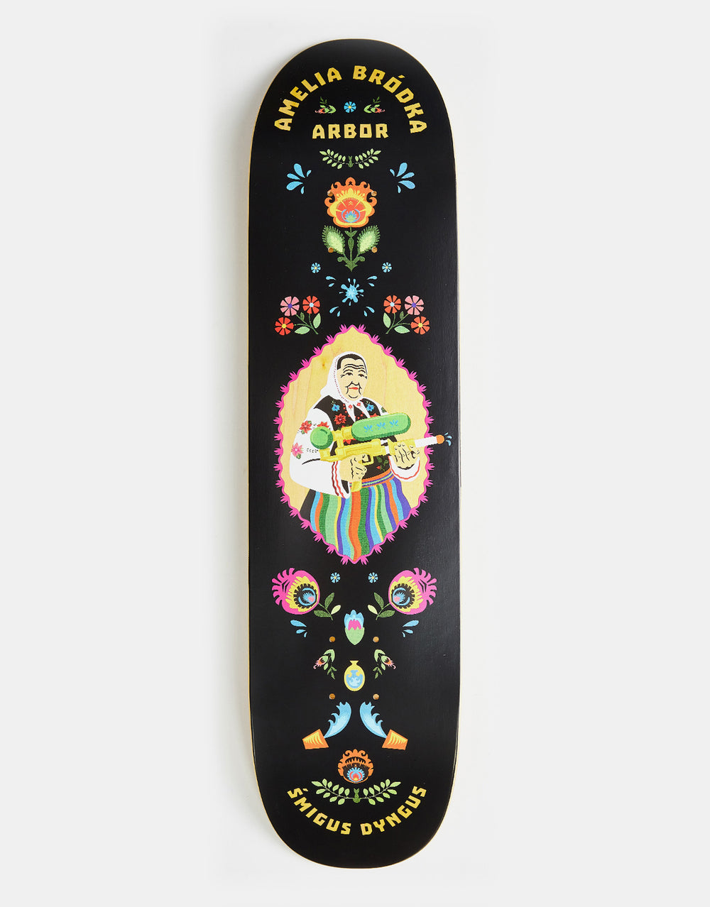 Arbor Amelia Smigus Dyngus Skateboard Deck - 8"