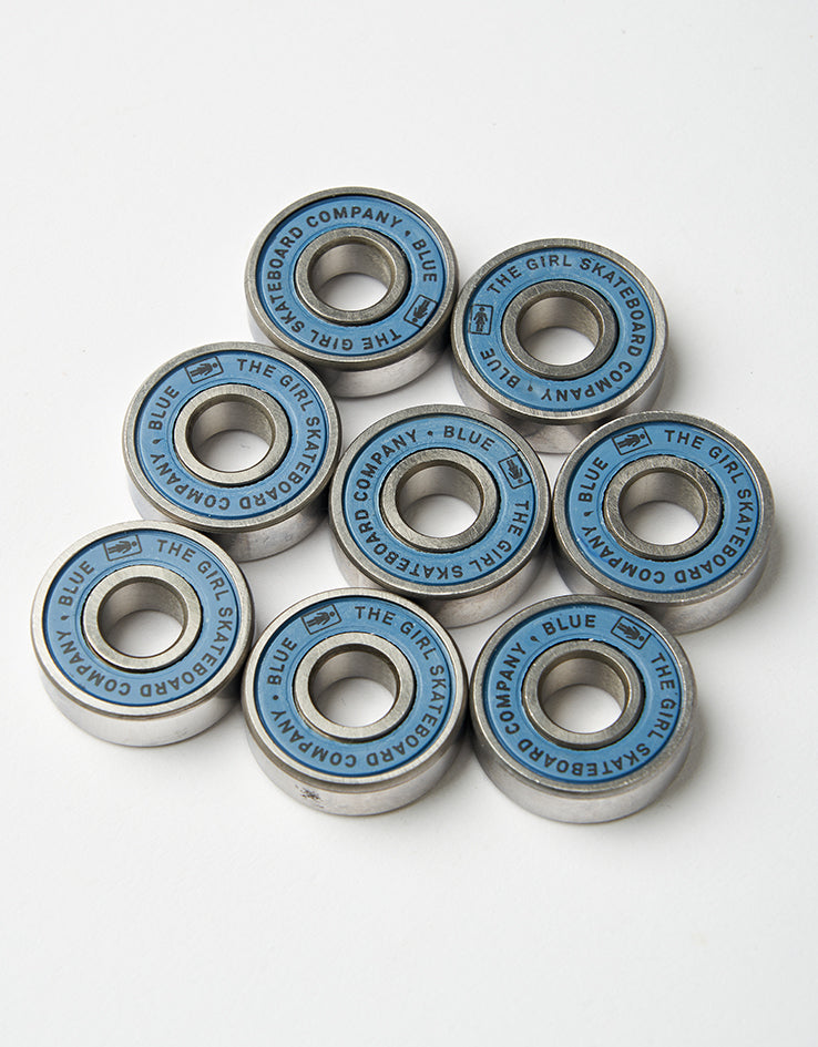 Girl Blue ABEC 3 Skateboard Bearings