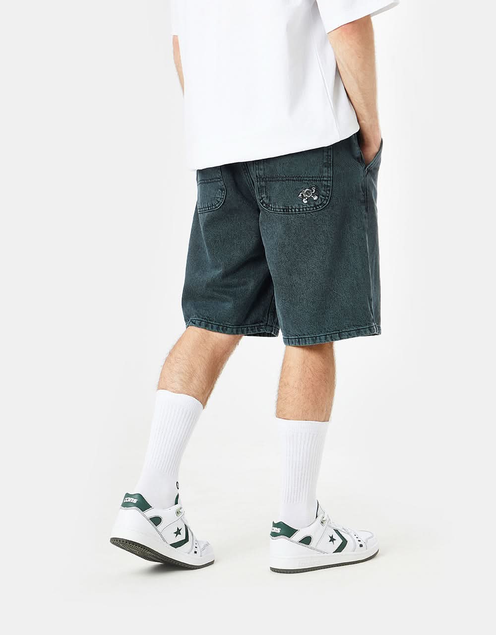 Route One Super Baggy Jorts - Shaded Spruce