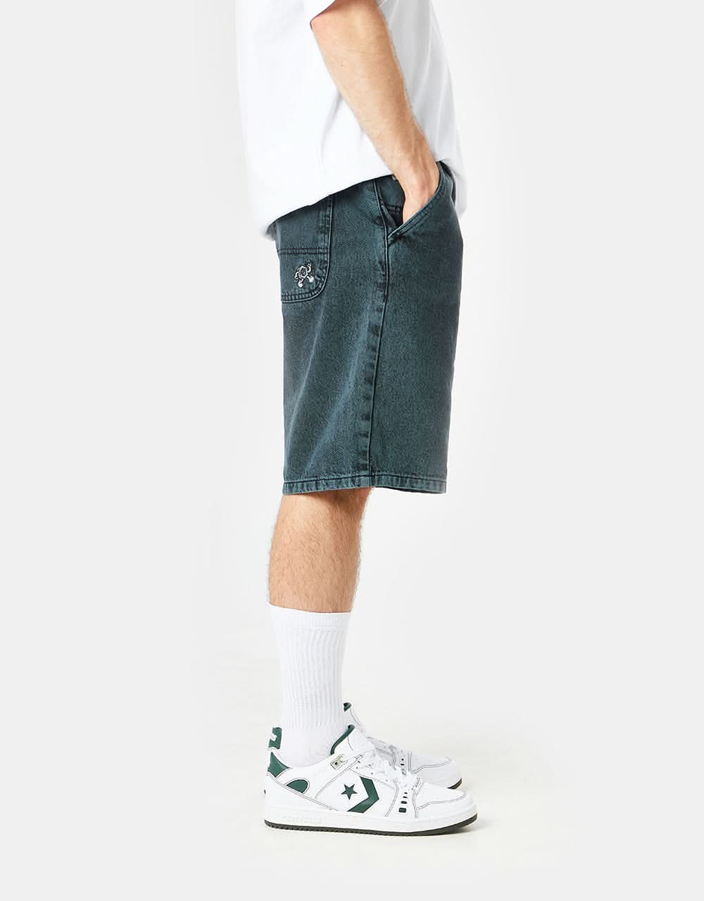 Route One Super Baggy Jorts - Shaded Spruce