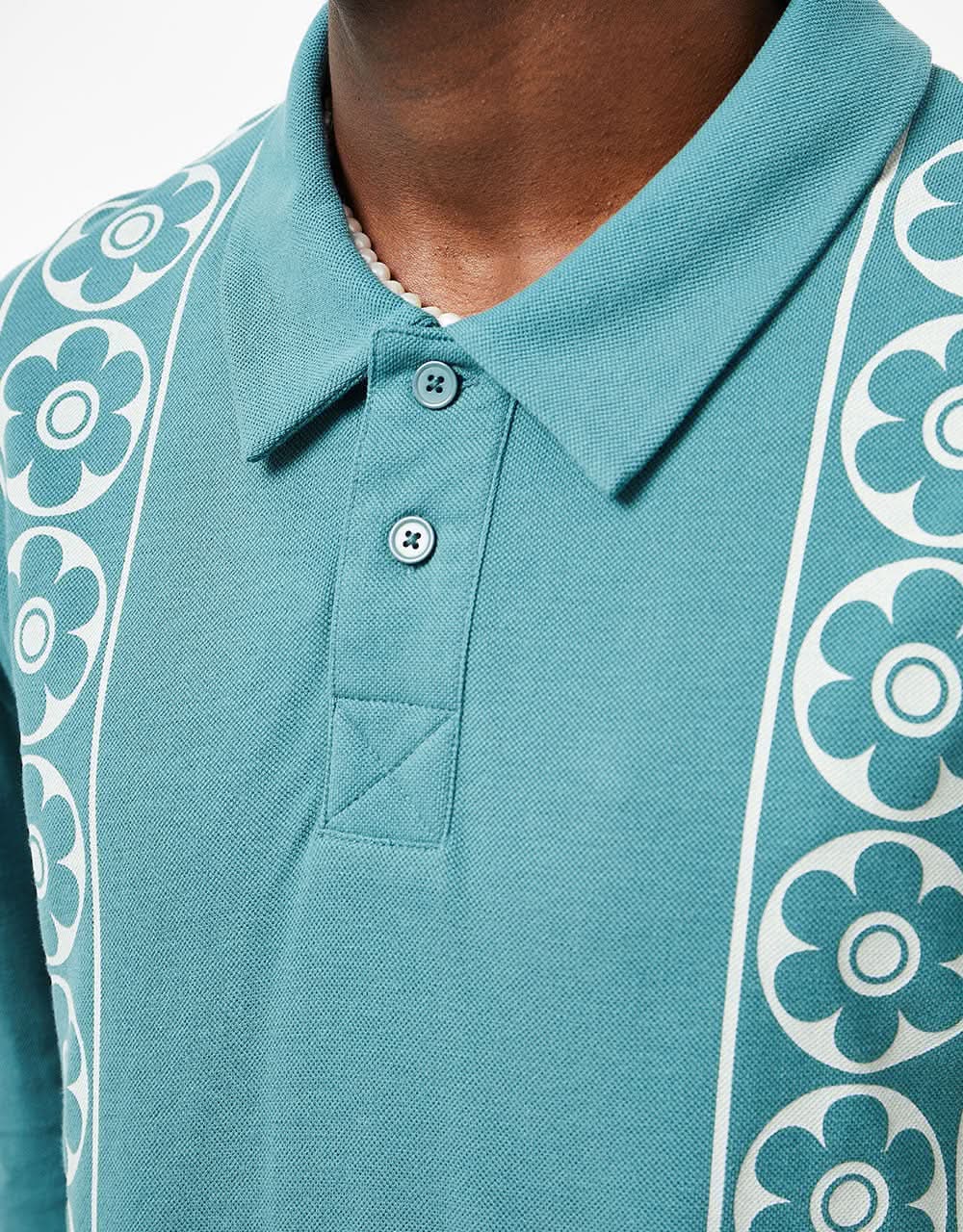 Route One Classic Pique Polo Shirt - Majolica