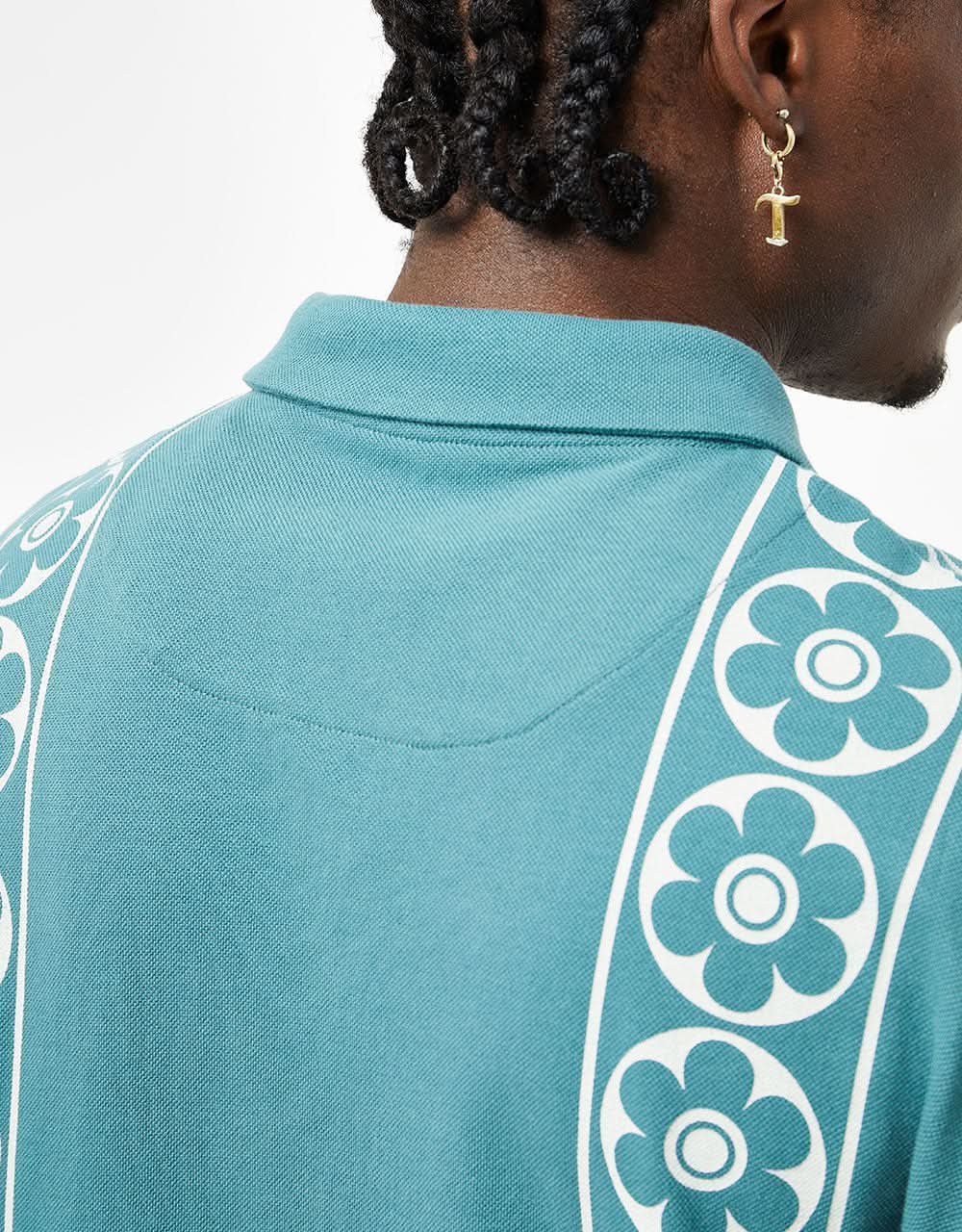 Route One Classic Pique Polo Shirt - Majolica