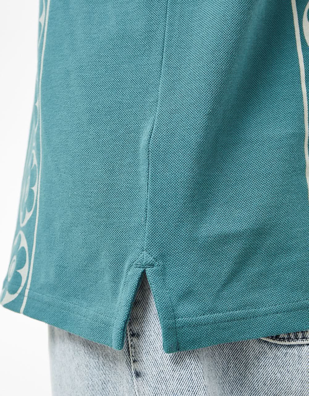 Route One Classic Pique Polo Shirt - Majolica