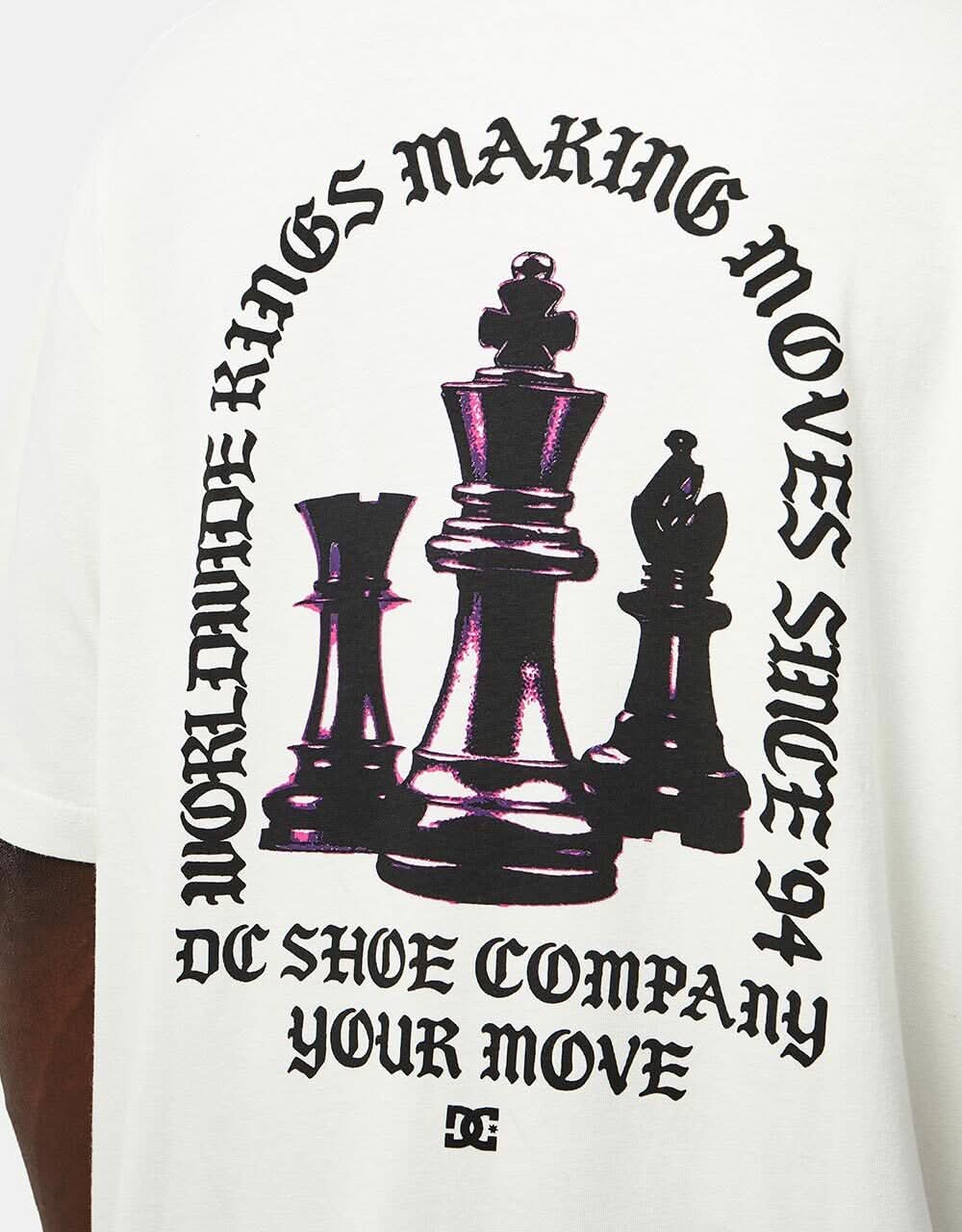 DC Kings Game T-Shirt - Lily White Acid Wash