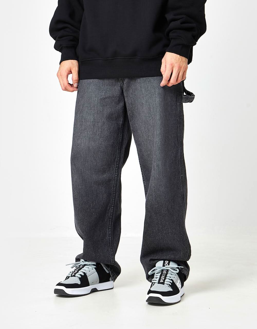 DC Worker Baggy Denim Carpenter Pant - Black Denim