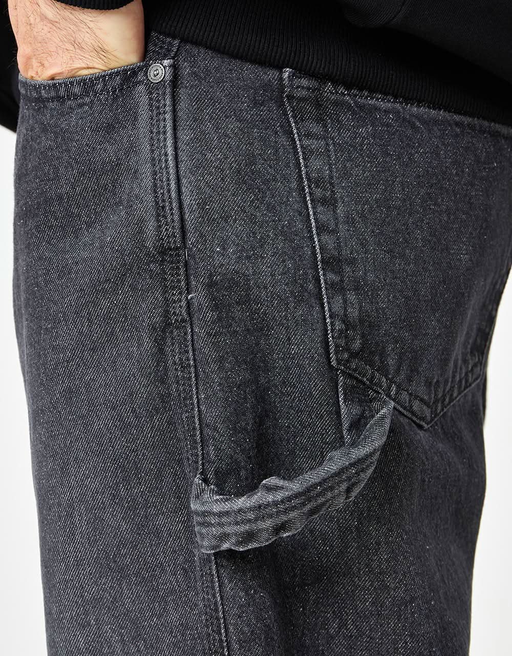 DC Worker Baggy Denim Carpenter Pant - Black Denim