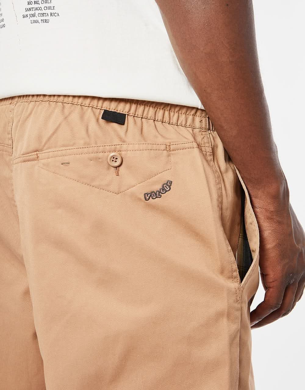 Volcom x Simon Bannerot Elasticated Waist Pant - Dusty Brown