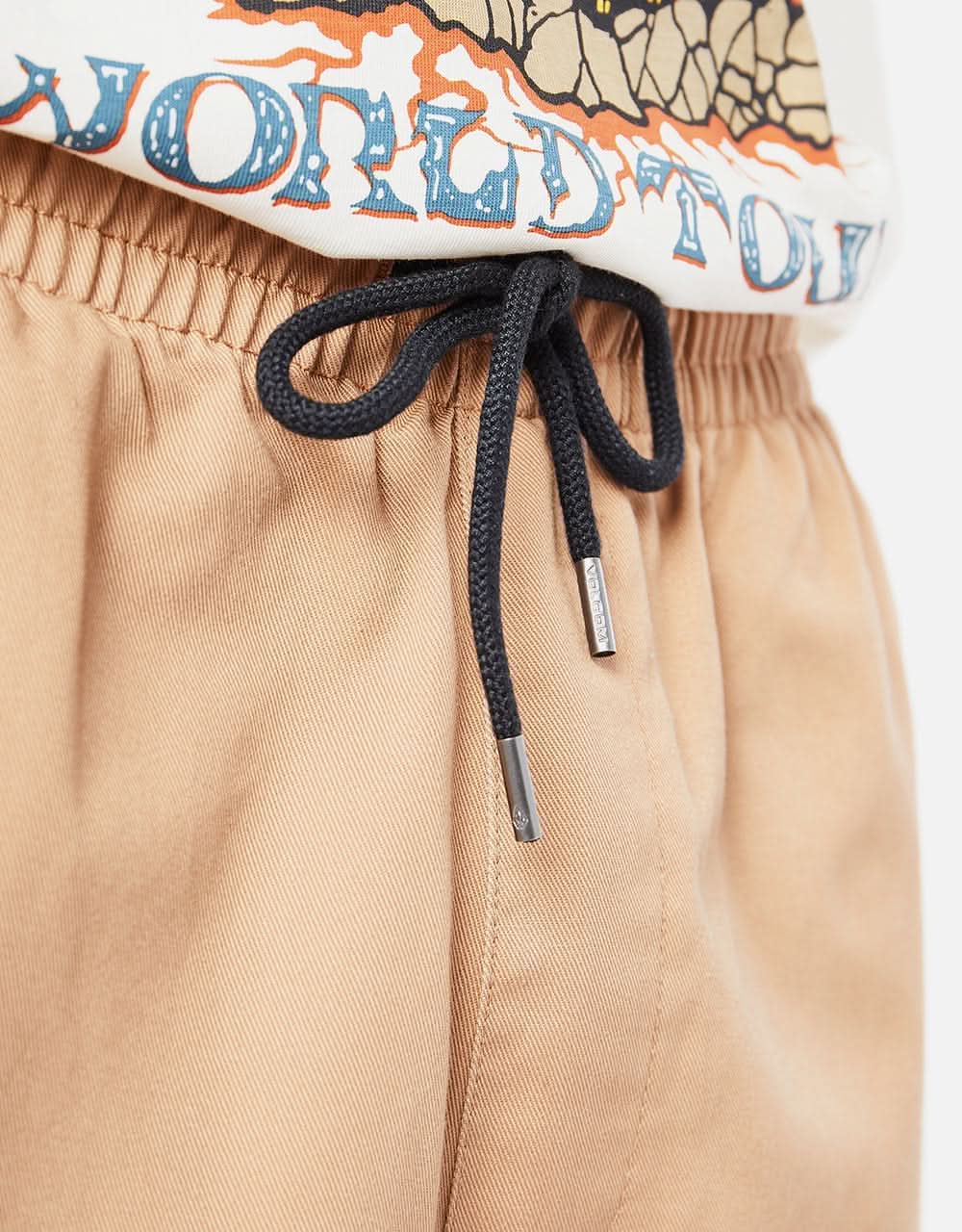 Volcom x Simon Bannerot Elasticated Waist Pant - Dusty Brown