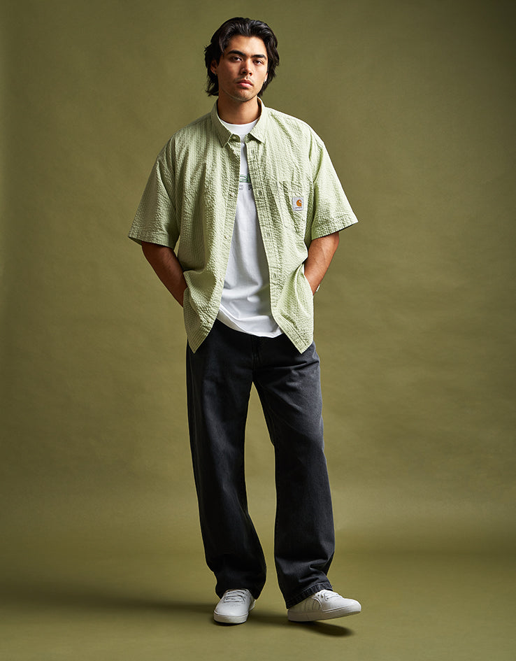 Carhartt WIP Landon Pant - Black (Heavy Stone Wash)