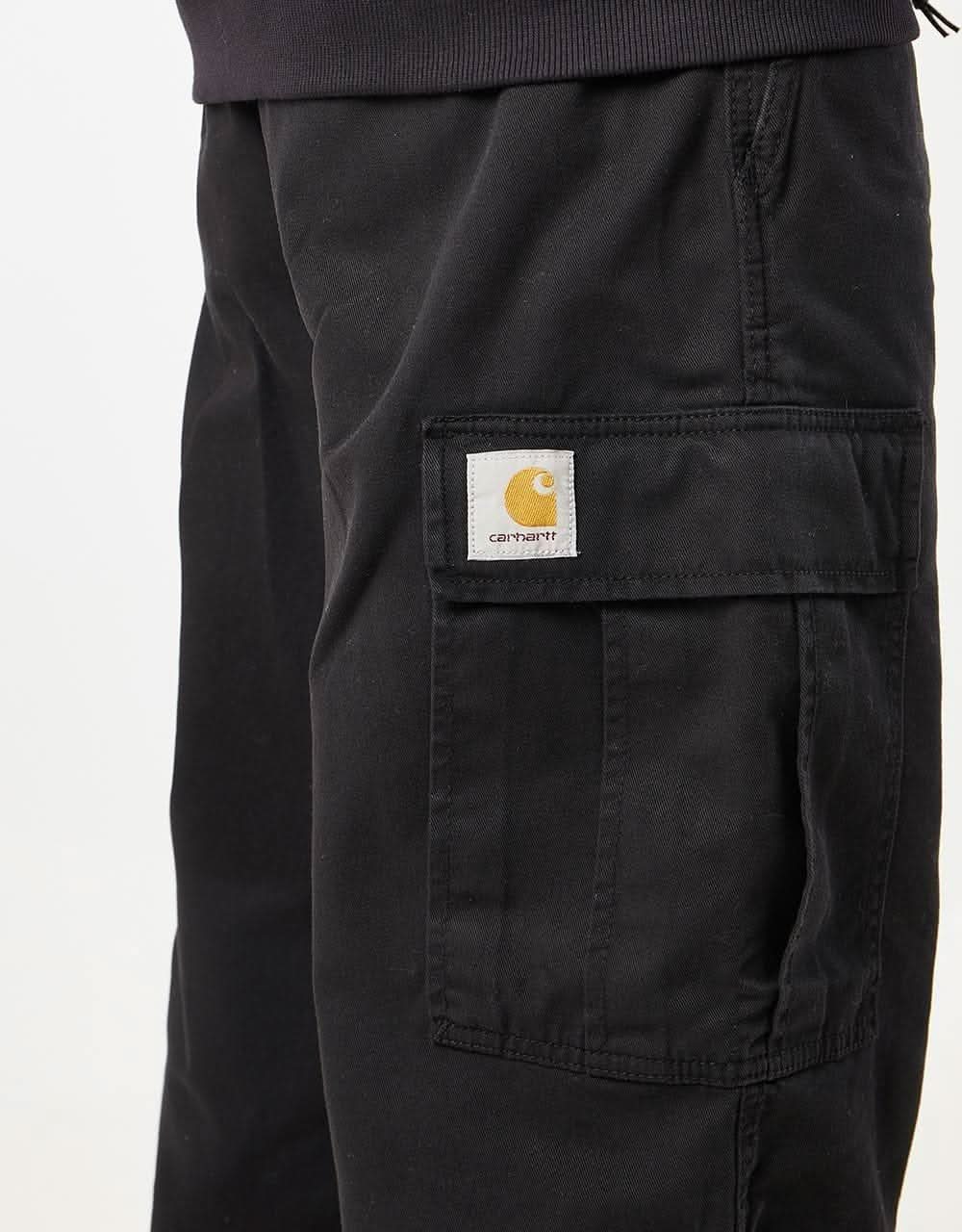 Carhartt WIP Cole Cargo Pant - Black (Garment Dyed)