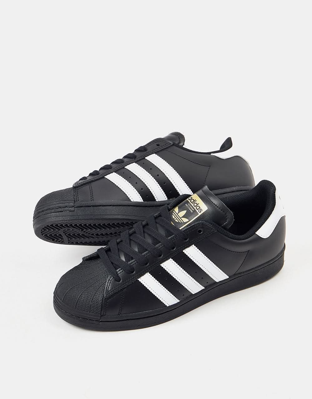 adidas Superstar ADV Skate Shoes - Core Black/White/White – Route One