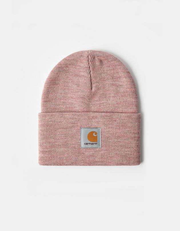 Carhartt WIP Acrylic Watch Beanie - Glassy Pink Heather