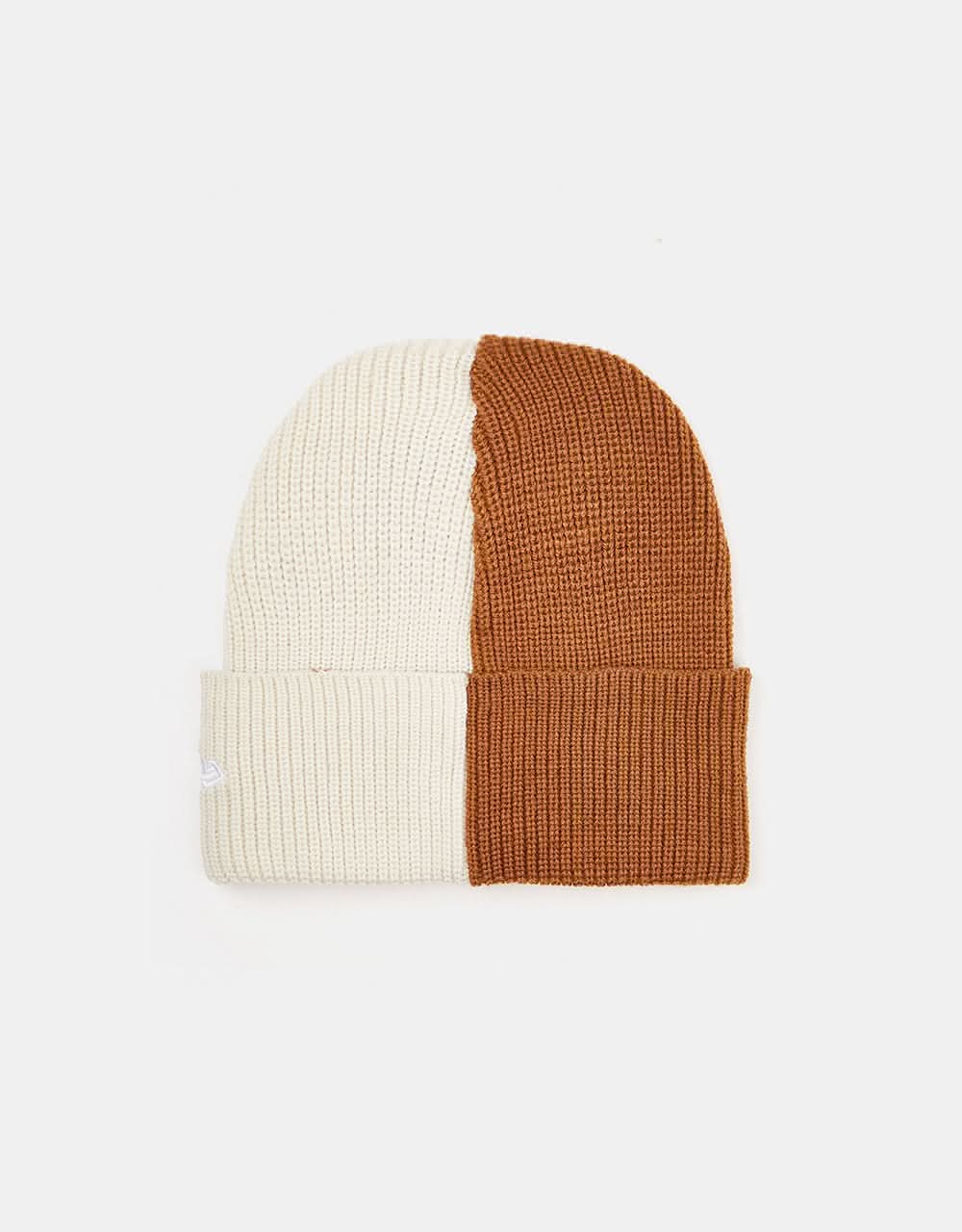 New Era New York Yankees Two Tone Cuff Beanie - Toasted Peanut/Stone
