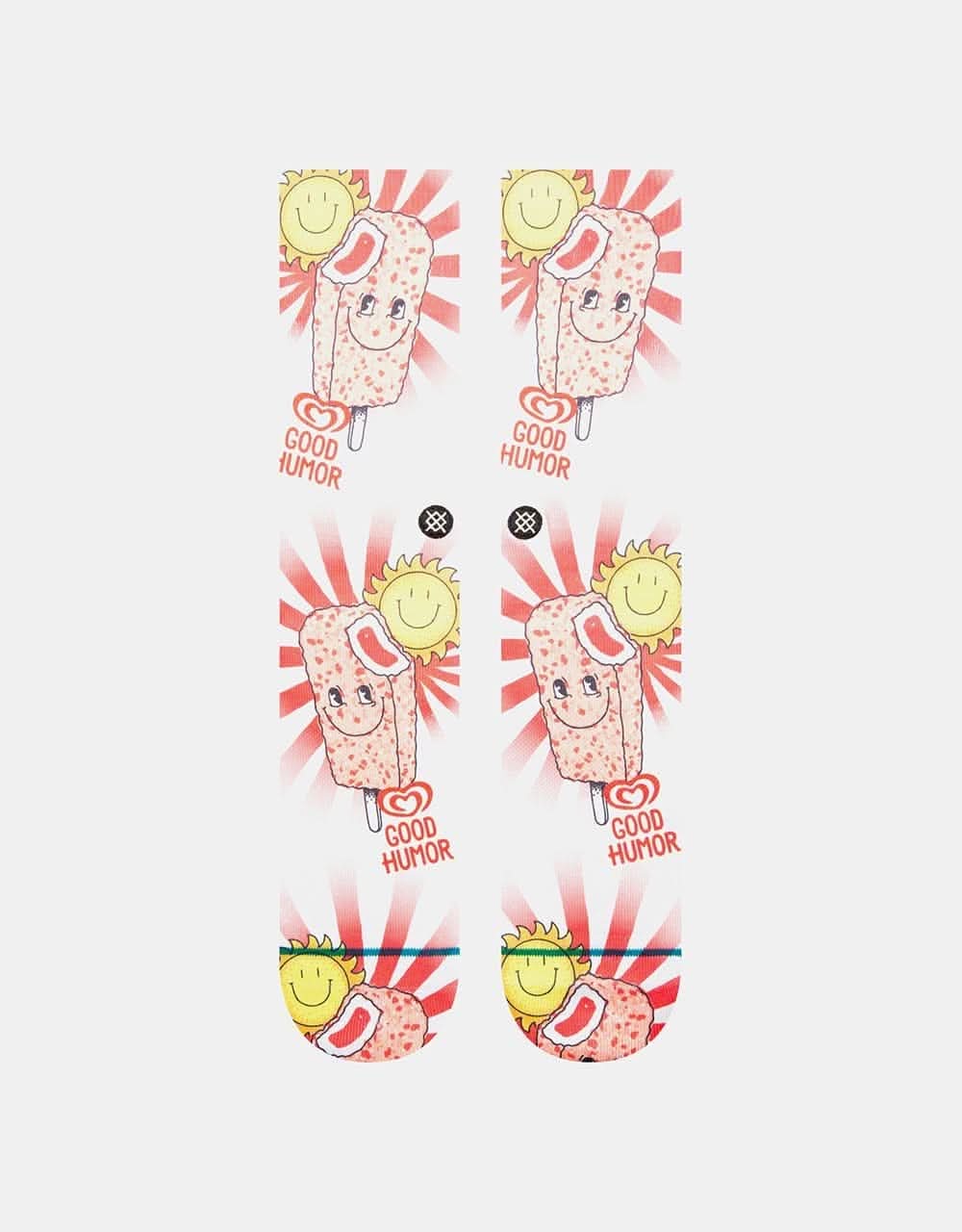 Stance x Ice Cream Icons Good Humor Crew Socks - Pink