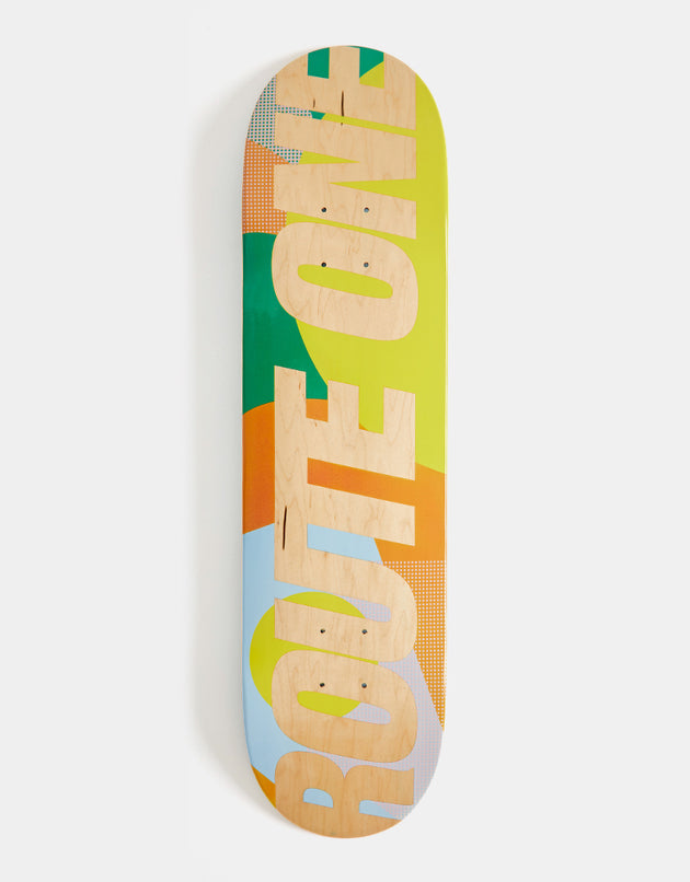 Route One Athletic Logo Colour Block Skateboard Deck